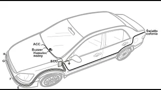 Jak zamontować czujniki parkowania na przód (Renault Kangoo)