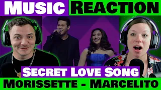 Unbelievable Talent! Morissette Amon & Marcelito Pomoy - Secret Love Song REACTION 🔥🎶