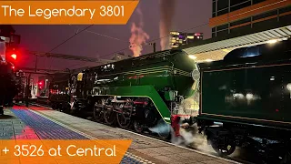 Sydney Trains Vlog 1956: The Legendary 3801 & 3526 at Central