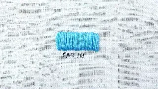 How to do a Satin Stitch