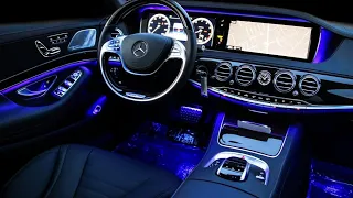 How To Change Mercedes S Class Interior Ambient Light Colour/Brightness