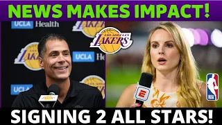 SURPRISED THE NBA! LAKERS MAKE TWO BIG HIRES! STARS WANT TO BE CHAMPIONS! LAKERS NEWS!