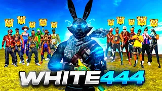 Puse a Prueba a *WHITE444* contra 50 JUGADORES 👹🔥 Free Fire