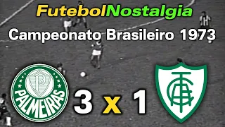 Palmeiras 3 x 1 América-MG - 23-01-1974 ( Campeonato Brasileiro 73 )