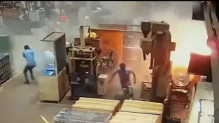 🔥 EXPLOSION AND FIRE ACCIDENT AT A DIE-CASTING MACHINE FACTORY