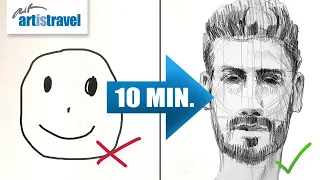 Mastering Proportions with This One Trick! | Learn How to Draw Easily - The Face! Part 1