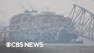 Baltimore bridge collapse salvage operations