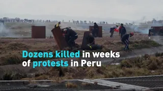 Dozens killed in weeks of protests in Peru