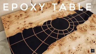 EPOXY RIVER TABLE . Эпоксидная смола