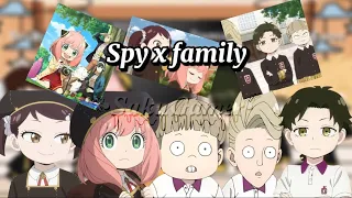 Algunos personajes de Spy x Family reaccionan a ellos y a otros personajes 1/? #parati #viral #anime