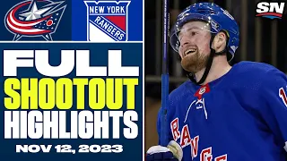 Columbus Blue Jackets at New York Rangers | FULL Shootout Highlights