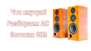 Разбираем акустическую систему Эстония/Audes 30 (130) АС 003