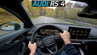 2024 AUDI RS 4 AVANT 450 HP POV TEST DRIVE