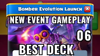 BEST DECK FOR BOMBER EVOLUTION LAUNCH : CLASH ROYALE BRAND NEW CHALLENGE