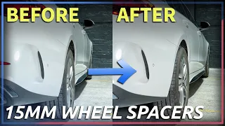 15mm Wheel Adapters/Spacers Before and After | BONOSS New Mercedes-Benz Aftermarket Parts Near Me