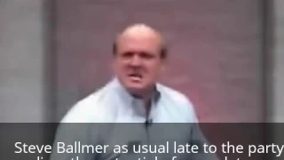 Steve “Give it up for me!” Ballmer goes open data ape