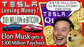 TESLA Q1 Profitable Because of REGULATORY CREDITS and $101 Million in Bitcoin! TSLA to $4 TRILLION