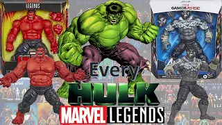 UPDATED: Every Marvel Legends Hulk Toybiz and Hasbro Comparison List Toyfair 2020 Hulk Classics