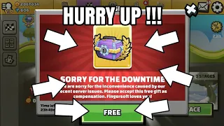 Hill Climb Racing 2 : Hurry Up !!! Maintenance Reward - Free Epic Chest