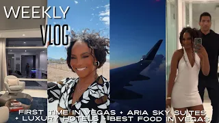 WEEKLY VLOG | VEGAS TRIP! + ARIA SKYSUITES, OMG + AMAZON TRAVEL | ALWAYSAMEERA