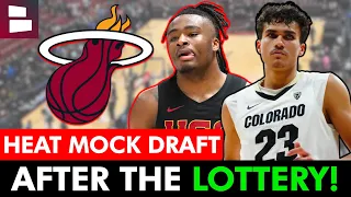 Miami Heat NBA Mock Draft Post-Lottery Ft. Tristan Da Silva & Isaiah Collier