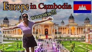 🇰🇭 Euro Park Phnom Penh City + Cambodia National Food | Cambodia Travel Vlogs