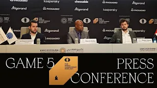 Press Conference after Game 5 | FIDE World Championship Match 2021 |