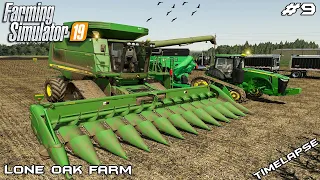 Harvesting corn & demoing equipment | Lone Oak Farm 19 | Farming Simulator 19 | Episode 9