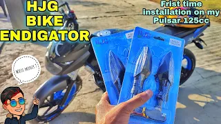 Frist time Duke endigator in my Pulsar 125 / HJG BIKE LED ENDIGATOR / how to install endigator