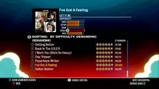 The Beatles: Rock Band Vox X FGFC Scroll Setlist