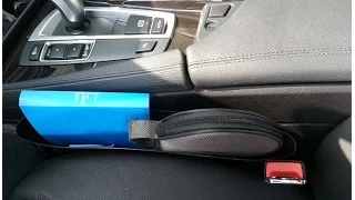 Auto / Car Seat Accessory Storager / Oganizer / Side Gap Pocket / Bucket Demo / Test