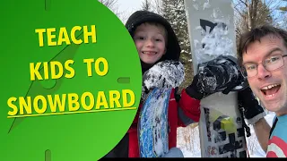 How to teach your kids to snowboard | Outdoor fun | FUN-SIZED ADVENTURES