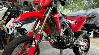 2021 CRF450RL Supermoto conversion overview