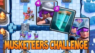 ONLY MUSKETEER + CLONE SPELL CHALLENGE !  | Clash Royale New Clone Spell