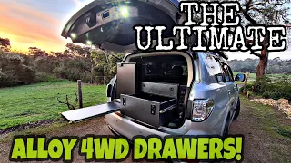 WATCH THIS BEFORE BUILDING YOUR 4X4 DRAWER SYSTEM Alloy Light Weight Modular, Bushman Upright Fridge