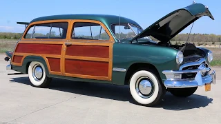 1950 Ford Super Deluxe Custom Woodie For Sale~Flathead V8~7 Passenger~Awesome!!