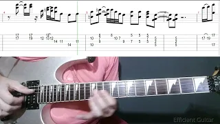 Billy Preston Get Back Solo On Guitar + TAB how to play #shorts Efficient Guitar