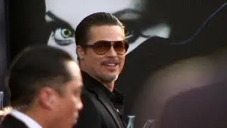 Brad Pitt attacked by red carpet 'prankster'