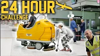 SAVAGE 24 HOUR OVERNIGHT CHALLENGE IN AIRPORT!