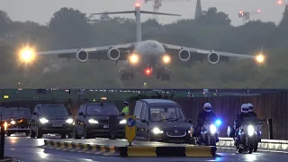 Queen Elizabeth's body flown into London 🌹