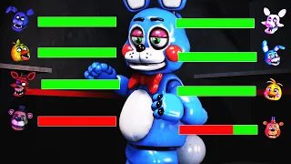 [SFM FNaF] Top 5 FNAF vs FIGHT Animations WITH Healthbars