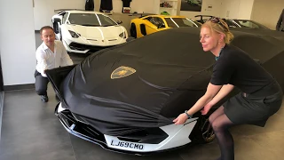 New Aventador SVJ pick up, Start up Revs + tunnel run