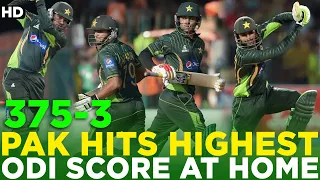 Pakistan Hits Highest Ever ODI Score At Home | Pakistan vs Zimbabwe | 1st ODI 2015 | PCB | M3C2A