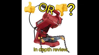 Harbor Freight Chain saw sharpener review and modification