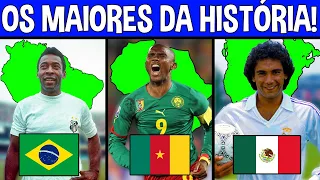 O MAIOR JOGADOR DA HISTÓRIA DE CADA CONTINENTE!