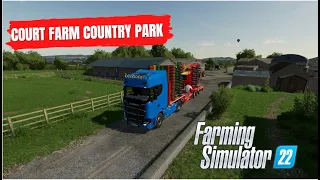 Moving to Court Farm Country Park Ep1 Farming Simulator 22 Timelapse