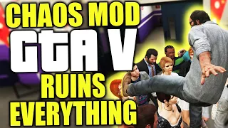 The GTA V Chaos Mod ruins everything in the game