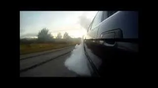 BMW E34 540 Burnout Sweden