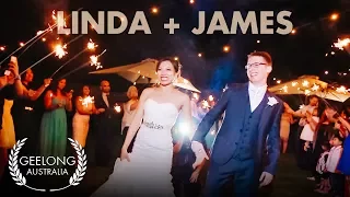 Wedding video Melbourne Linda + James at the Truffleduck !