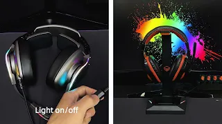 MeeTion RGB BACKLIT GAMING HEADSET & Noise Canceling mic